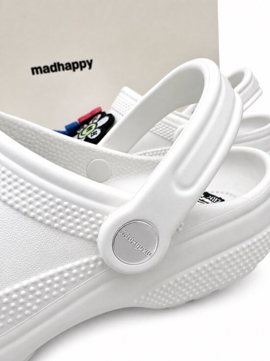 Crocs Classic Clog | Madhappy Madhappy x Crocs Hysteric Glamour Classic Clog M5 W7 Almost White Jibbitz NIB